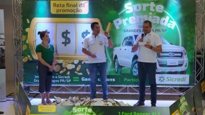 Ganhador da PromoÃ§Ã£o Sorte Premiada do Sicredi foi de Laranjal